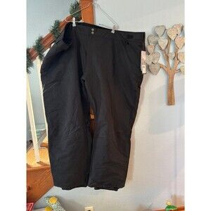 World famous sports pulse 7xl nwt snowpants black plus size snow pants rider